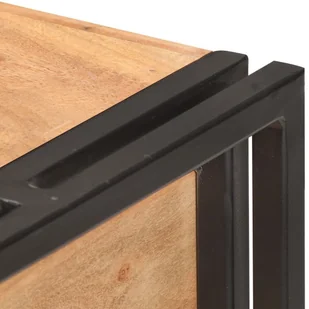 vidaXL Szafka, 120x30x75 cm, lite drewno akacjowe 321803 - Szafki do salonu - miniaturka - grafika 15