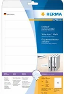 Papier do drukarek - Herma Einsteckrücken A4 wei 30x190 nicht klebend 225 St. - 5122 - miniaturka - grafika 1