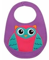 Oops śliniak, Sowa - Grzechotki dla dzieci - miniaturka - grafika 2