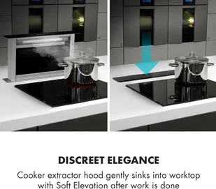 Klarstein Royal Flush Eco 60 Czarny (CGCH3-Royal-FlushEco) - Okapy kuchenne - miniaturka - grafika 2