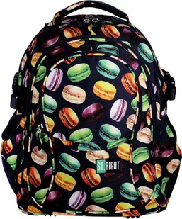St. Majewski St.Right Plecak Szkolny BP-01 Makaroniki 621802 - Plecaki szkolne i tornistry - miniaturka - grafika 3