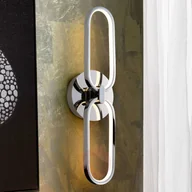 Lampy ścienne - Schuller Kinkiet LED Colette, 2-punktowy, chrom - miniaturka - grafika 1