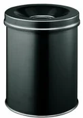 Kosze na śmieci - Durable 330501 Safe okrągły kosz na papier, czarny 330501 - miniaturka - grafika 1