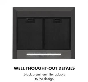 Klarstein Isabella 60 Czarny (CGCH3-BB6) - Okapy kuchenne - miniaturka - grafika 6