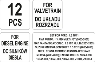 Yato ZESTAW BLOKAD ROZRZĄDU OPEL/SUZUKI/FIAT 12 ELEMENTÓW YT-06003 - Narzędzia warsztatowe - miniaturka - grafika 5