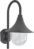 Lampy ogrodowe - vidaXL Ścienna lampa ogrodowa, 42 cm, E27, aluminiowa, kolor brązu - miniaturka - grafika 1