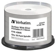 Nośniki danych - Verbatim DVD-R 4.7GB 16x Printable Non-Id Szpula 50 43645 - miniaturka - grafika 1