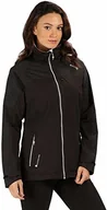Odzież trekkingowa damska - Regatta damska kurtka Oklahoma IV, wodoodporna, oddychająca, odblaskowa, czarny, 40 - miniaturka - grafika 1