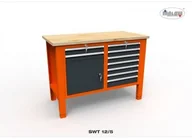 Stoły warsztatowe - Malow Stół narzędziowy SWT 12/05 "DWÓJKA" warsztat metalowy na klucz SWT12/05 - miniaturka - grafika 1