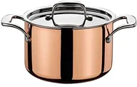 Garnki - Spring NOX  0715540620 czopów garnek do mięsa z pokrywką, inne, srebrny, 15,4 x 25,2 x 33,2 cm - miniaturka - grafika 1