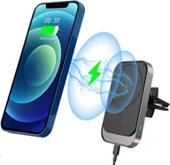 Ładowarki do telefonów - Tech-Protect Ładowarka  TECH-PROTECT CW19 MAGNETIC MAGSAFE VENT CAR MOUNT BLACK 6216990211096 - miniaturka - grafika 1