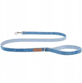 Smycze dla psów - Ami Play Smycz dla psa Jeans Denim L 140cm niebiesk - miniaturka - grafika 1