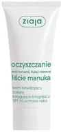 Kremy do twarzy - Ziaja Liście Manuka Oczyszczanie krem nawilżający balans korygująco-ściągający ochrona niska SPF10 50ml 54344-uniw - miniaturka - grafika 1