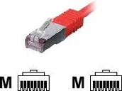 Kable miedziane - Equip Patchcord S/FTP Cat6 PIMF 1m czerwony 605520 605520 - miniaturka - grafika 1