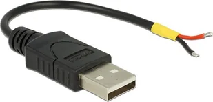 Delock Kabel USB 2.0 typu A męskie > 2 X otwarte końce kabli power 10 cm Raspberry Pi 85250 - Kable USB - miniaturka - grafika 2