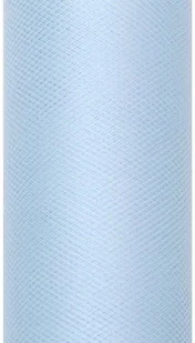 PartyDeco Tiul gładki, błękitny, 0,15 x 9 m TIU15-011 - Pasmanteria - miniaturka - grafika 2