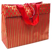 Dekoracje domu - Clairefontaine 25 x 11 x 33 cm Back 'Awers Verso średni torebka na prezent  czerwony 201848C - miniaturka - grafika 1