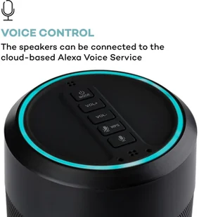 Auna Intelligence Tube WF1-Intelligence BK Czarny - Głośniki przenośne - miniaturka - grafika 7