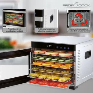 Profi Cook PC-DR 1218 - Suszarki do grzybów, owoców i warzyw - miniaturka - grafika 15