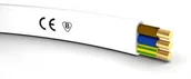 Przewody elektryczne - Elektrokabel Przewód YDYp 3x1,5 450-750V płaski YDYp_3x1_5_7 - miniaturka - grafika 1