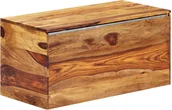 Inne meble do salonu - Skrzynia, 80 x 40 x 40 cm, lite drewno sheesham - miniaturka - grafika 1