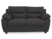 Sofy i kanapy - Vente-Unique Sofa 2-osobowa MANOA z tkaniny - Antracytowy - miniaturka - grafika 1