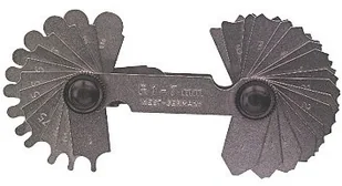 LIMIT Sprawdzian grzebieniowy do gwintów M 0,25 - 6 mm - Pozostałe wyposażenie warsztatu - miniaturka - grafika 3