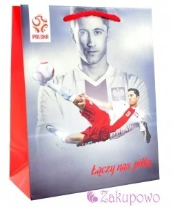 Interdruk Torebka INTERDRUK mała TH4 PZPN AA622INT - Opakowania i torebki na prezenty - miniaturka - grafika 4