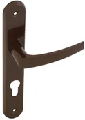 Klamki - Klamka drzwiowa 72 mm na wkładkę brązowa - miniaturka - grafika 1