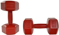 Hantle i ciężarki - ProFit Hantle Hex 2x4 kg czerwone HEX4 - miniaturka - grafika 1