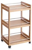 Szafki do salonu - Zeller 13591 szafka z wózkiem, Bamboo/metal/45.7 X 38 X 76 13591 - miniaturka - grafika 1