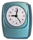 Zegary - Atrix Budzik kwarcowy premium BK /BL GEOF_BK - miniaturka - grafika 1