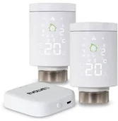 Systemy inteligentnych domów - Termohlavica bezdratova Evolveo Heat M30 Starter Pack 2x hlavice + centrální jednotka EVO-RV-M30SP) - miniaturka - grafika 1