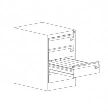 Malow Szafa Na Kartoteki Szk 117 SZK 117 - Szafy i regały magazynowe - miniaturka - grafika 2