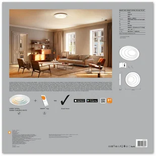LEDVANCE ! LED ORBIS Spiral 40W 4300lm ciepła-zimna 50cm SMART+ WiFi - Systemy inteligentnych domów - miniaturka - grafika 4