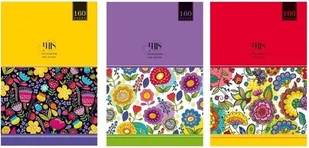 Fresh Notatnik ozdobny A4 80 stron linia wytłaczany mix wzorów - Szkolne artykuły papiernicze - miniaturka - grafika 3