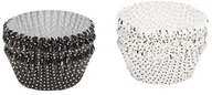 Formy do ciast - Patisse papierowe foremki do pieczenia czarne i białe w kropki, maxi 1779 - miniaturka - grafika 1