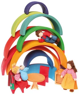 Grimm's Grimm's, kolorowa tęcza, 12 elementów - Łamigłówki - miniaturka - grafika 10