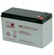 Baterie do zasilaczy awaryjnych UPS - Akumulator Mw Power Mwl 7.2-12 (7,2Ah 12V) - miniaturka - grafika 1