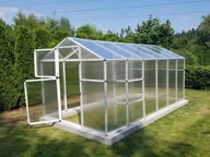 Szklarnie ogrodowe - PTF Szklarnia 8,5m2 211x405 cm PVC stal 211405 - miniaturka - grafika 1