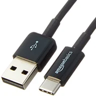 Kable USB - AmazonBasics USB Type-C to USB-A 2.0 Male Cable - 3 Feet (0.9 metra) - Black, 5 pack L6LUC049-CS-R - miniaturka - grafika 1