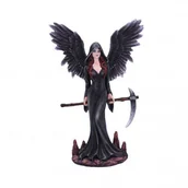 Wróżbiarstwo i radiestezja - Neme_SIS Take my Soul - Weź moją duszę - Gotycka figurka Anioła-Żniwiarza z kosą (23,5 cm) - miniaturka - grafika 1