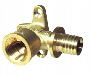 Tece Kolano Ścienne Mosiężne Gw 16x1/2'' - Rury - miniaturka - grafika 2