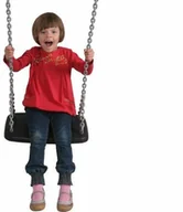 Place zabaw - Gigi Toys Huśtawka XXL z metalowym wkładem na łańcuchu (ocynk 5mm) - miniaturka - grafika 1