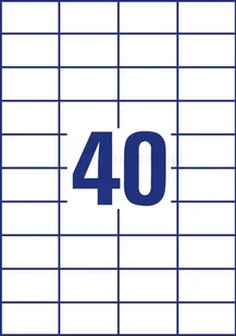 Avery Zweckform Trwałe etykiety uniwersalne Zweckform A4 100ark./op. 52,5x29,7mm białe PROMOCJA! AVE-3651 - Etykiety do drukarek Avery Zweckform Trwałe etykiety uniwersalne Zweckform A4 100ark./op. 52,5x29,7mm białe PROMOCJA! AVE-3651 - Etykiety do drukarek - miniaturka - grafika 2