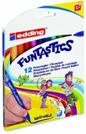 Kredki, ołówki, pastele i pisaki - Edding 4  15  12  1 mazaków,  flamastrów, E-15, zestaw  sztuk, Funtastic, około 1 MM e-15-12 - miniaturka - grafika 1