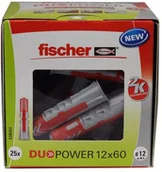 Kołki - Fischer Kołek uniwersalny Duopower 12 x 60 25 szt. 538253 - miniaturka - grafika 1