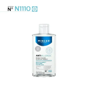 Mincer Pharma Anti Allergic, olejek micelarny do mycia cery wrażliwej nr 1110, 150 ml - Płyny micelarne - miniaturka - grafika 3