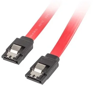 LANBERG LANBERG Kabel SATA DATA III 0.5M Metalowe zatrzaski (CA-SASA-14CU-0050-R) - Kable komputerowe i do monitorów - miniaturka - grafika 2
