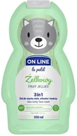 Kosmetyki kąpielowe dla dzieci - On Line LE PETIT ŻEL 3W1 DLA DZIECI 350ML ŻELKOWY - miniaturka - grafika 1